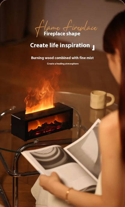 Flame Effect Aroma Diffuser — Ambient LED