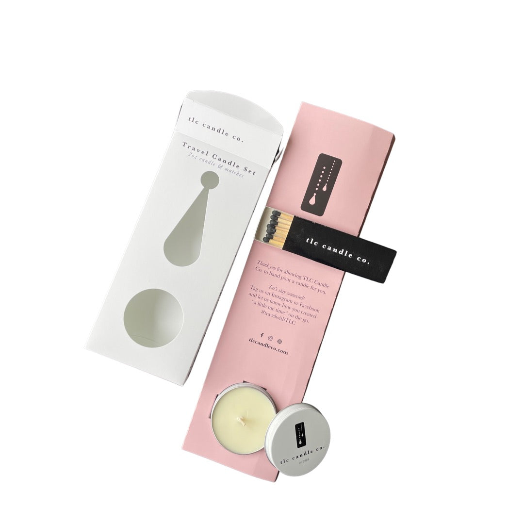 Travel Candle with Matches — Meditation