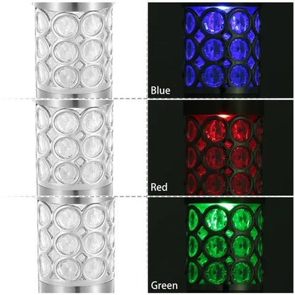 6-Pack Solar Garden Lights — RGB Waterproof IP44
