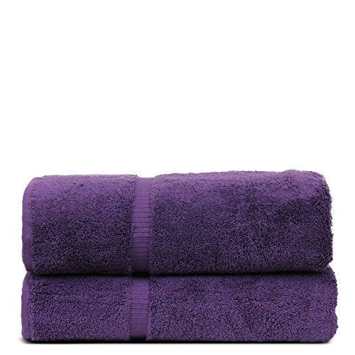 Turkish cotton 700 GSM spa towel folded in white
