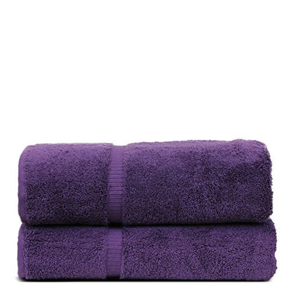 Turkish cotton 700 GSM spa towel folded in white