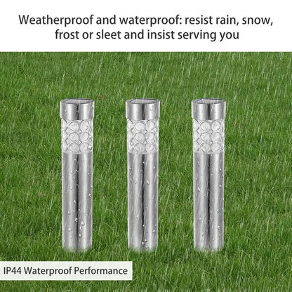 6-Pack Solar Garden Lights — RGB Waterproof IP44