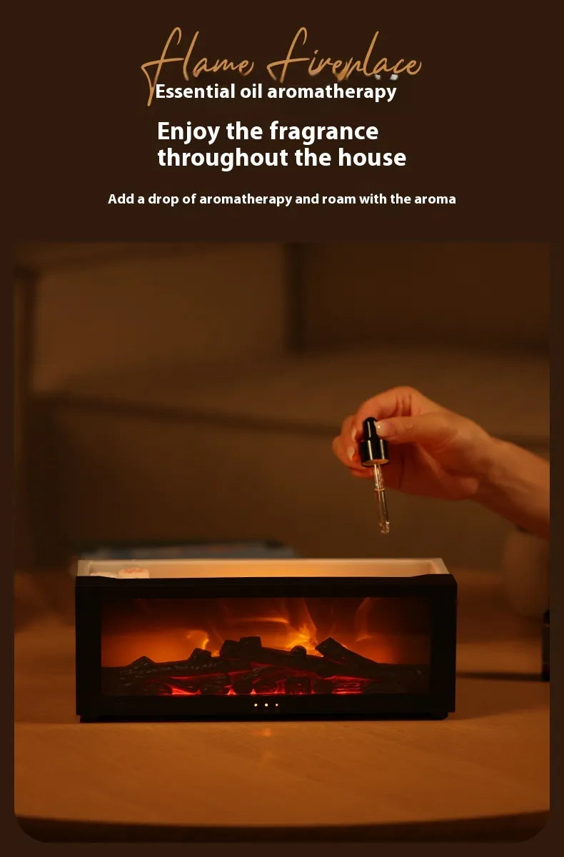 Flame Effect Aroma Diffuser — Ambient LED