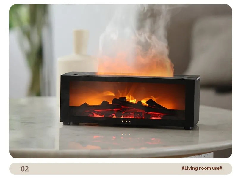 Flame Effect Aroma Diffuser — Ambient LED
