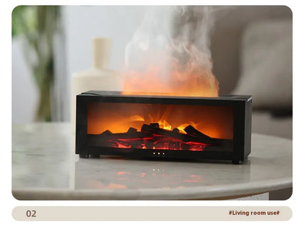 Flame Effect Aroma Diffuser — Ambient LED
