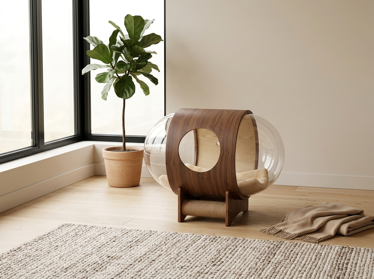 Clear Dome Pet Bed
