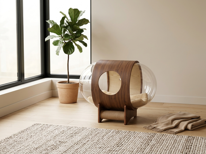 Clear Dome Pet Bed